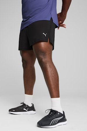 Knit 3" Split Running Shorts Men, PUMA Black, extralarge-GBR